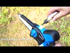 2 Kettingzaag van de batterij de Navulbare Houtbewerking de Tak Elektrische Kettingzaag van de 6 Duimboom