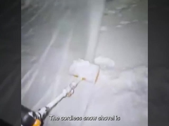 Lichte gewicht 21V elektrische sneeuwblaasmachine met batterij Lithiumbatterie aangedreven