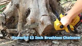 borstelloze motor 12 inch kettingzaag