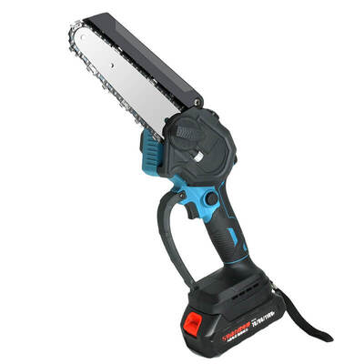 Lightweight 6 Inch Cordless Chainsaw Battery Powered With Pump Oil Electric Mini Chainsaw For Clean Cutting