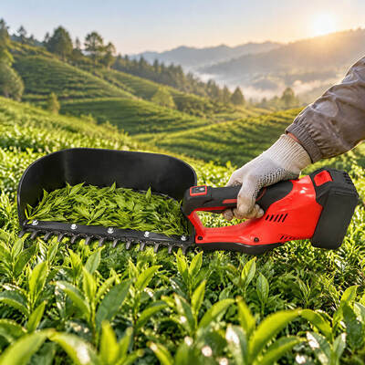 Commercial Electric Tea Picking Machine, Handheld Cordless Tea Plantation Harvester with Brushless Motor & Collection Bag (Makita Battery Compatible)