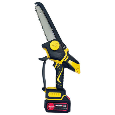 Draagbare mini draadloze elektrische kettingzaag Houtlogging zaag oplaadbaar buiten