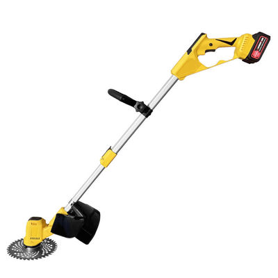 Draagbare lithiumbattery aangedreven draadloze elektrische grasmaaier handdruk grasmaaier voor tuin