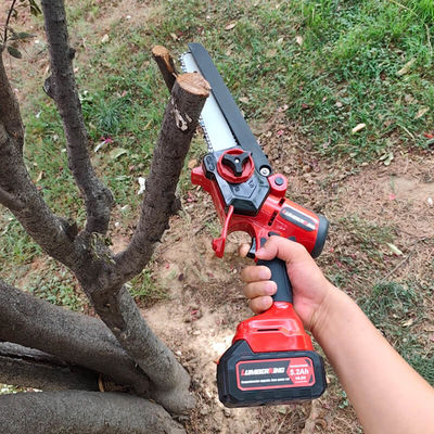 Professionele DIY kettingzaag Elektrische kettingzaag Handle Top Tree Cutter met draadloze hout snijden Power Handzaag